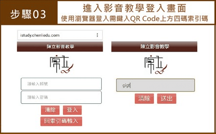 數位教材操作流程
